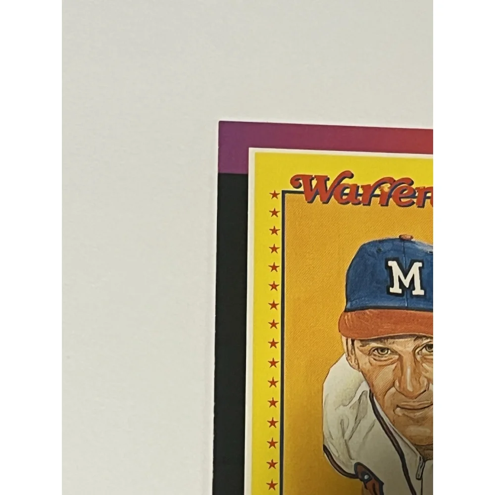Warren Spahn 1989 Donruss Milwaukee Braves Hall of Fame